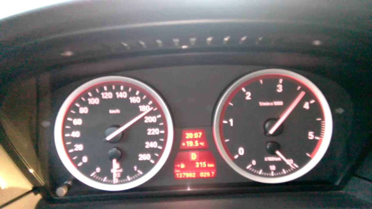 бмв е60 530д 0-200 - YouTube