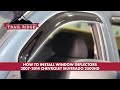 How to Install Side Window Deflectors 2007-2014 Chevrolet Silverado 2500HD