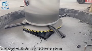 PLC control system vertical steel tank shell automatic polishing machine