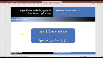 47   Tableau à deux dimensions