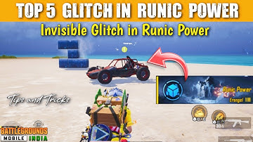 Top 5 Tips and Tricks in Runic Power in BGMI | New Glitch in Runic Power | Runic Power In BGMI |