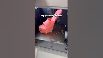 Much better 😍 3D Printing Heels! #3dprinting #heels #diy #shoes