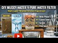 Dirty Water to Clean Water Experiment | Homemade Water Filter