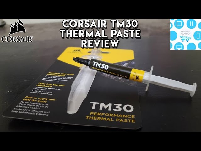 Corsair TM30 Performance Thermal Paste - 3g [CT-9010001-WW] - $18.95 incl  GST : 1stWave Technologies, :: UNLEASH THE POWER :: Create the Custom  Gaming PC of your dreams