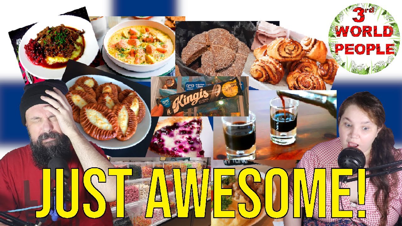 3rd WORLD PEOPLE DISCOVER TRADITIONAL FINNISH FOOD | FINLAND REACTION