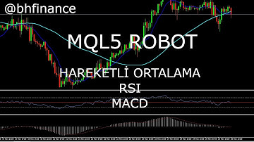 MQL5 | Metatrader 5 Robot Örneği | Hareketli Ortalama, Rsi, MACD
