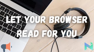 Let your browser read for you | Webpage Reader