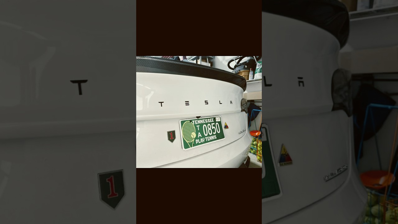 Tesla UPGRADE rear emblem 