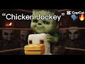 CHICKEN JOCKEY||#minecraft #minecraftmovie #capcut #fyp