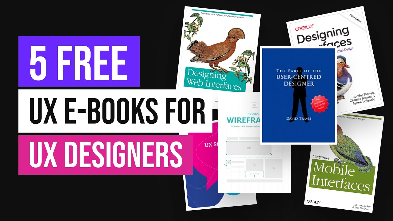 5 FREE UX E-Books For UX Designers | With English Subtitles🎉✨