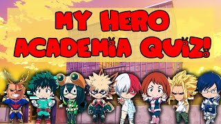 The Ultimate My Hero Academia Quiz! #TaraAnime 