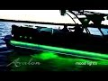 Luxury pontoon boat lighting  beautiful leds  avalon pontoons 2017