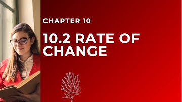 10.2 Rate of Change | Application of Differentiation SM015
