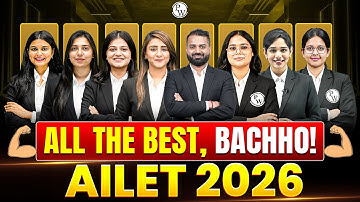 AILET 2026 – ALL THE BEST Bachho! 💪 | Ask Your Doubts LIVE