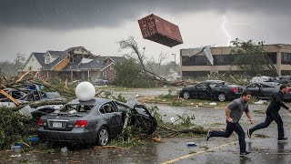Tennessee'de Bugün Kaos! Knoxville'de Goril Dolu Fırtınası Evleri ve Arabaları Süpürdü
