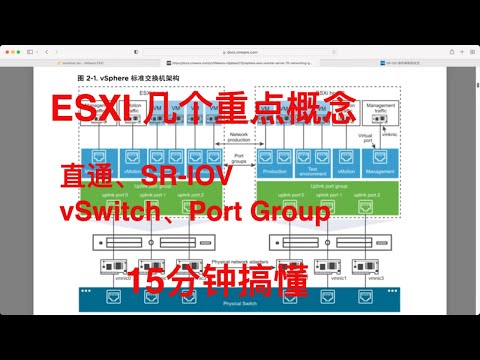 软路由必备知识：ESXI虚拟机的几个重点概念：虚拟网卡、标准虚拟交换机、直通、端口组 VLAN等