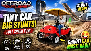 🚗 Tiny Car Extreme Stunts in Offroad Outlaws! 😱 Full Speed Fun Gameplay screenshot 4