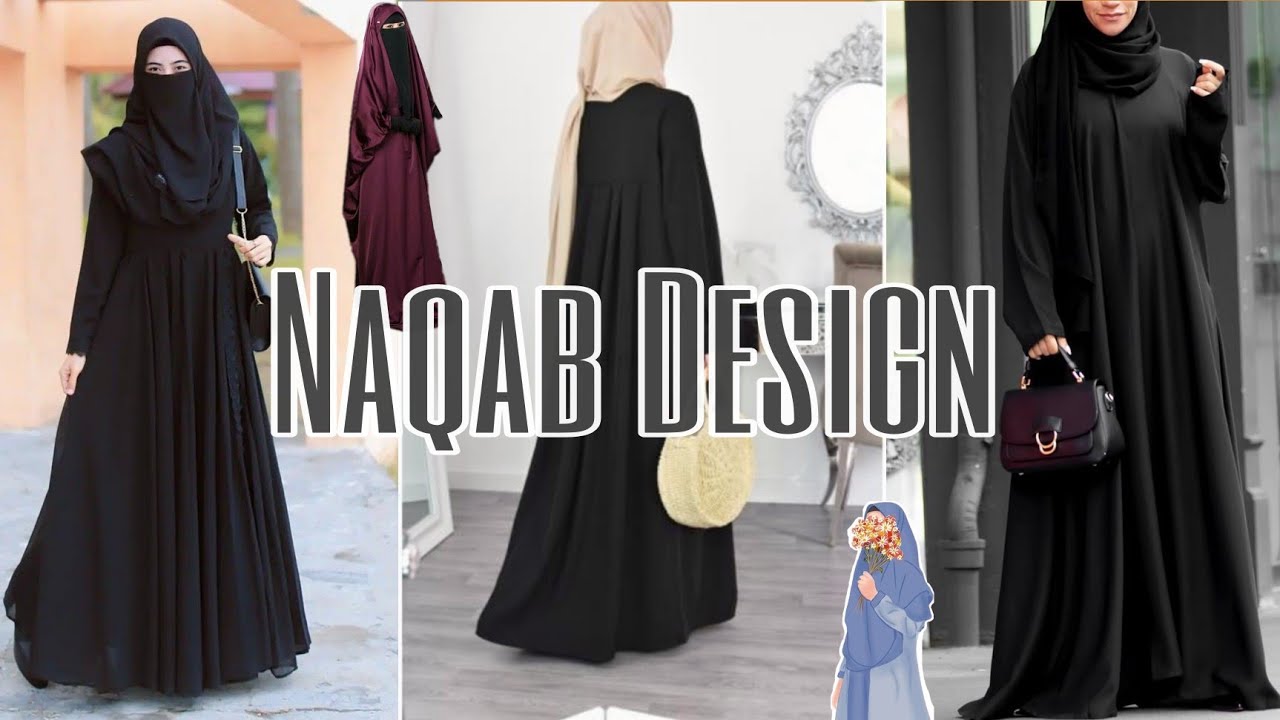 Latest Naqab Design 202230+ design black naqabFashion Worldz