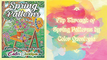 Flip Through of Spring Patterns by Color Questopia