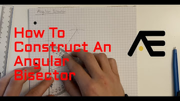 How To Construct An Angular Bisector