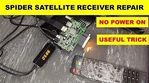 {985} SPIDER i6000 satellite tv receiver not turning on