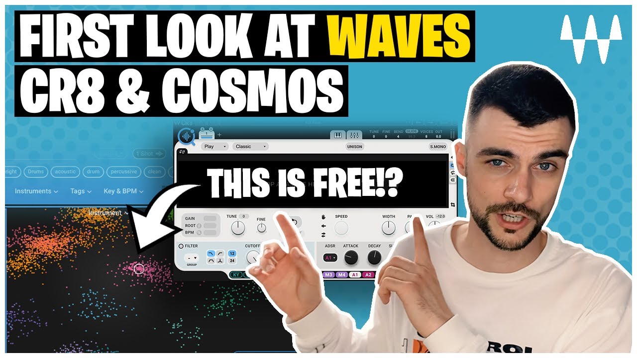 КОСМОС до CR8 | 10 минут с НОВЫМИ плагинами Waves!