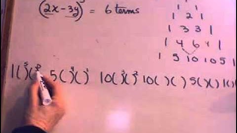 Binomial Expansion (539)Using Pascal