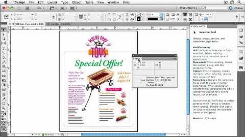 InDesign CS5. Tutorial. Exploring the interface. (6 of 6).wmv