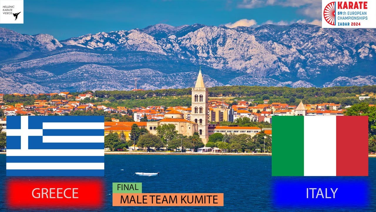 GREECE - ITALY | MALE TEAM KUMITE FINAL | EKF SENIOR CHAMPIONSHIPS - ZADAR 2024