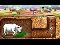 நிலத்தடி மாடு கதை - Underground Cow Tamil Story | 3D Moral Stories | JOJO TV Short Stories