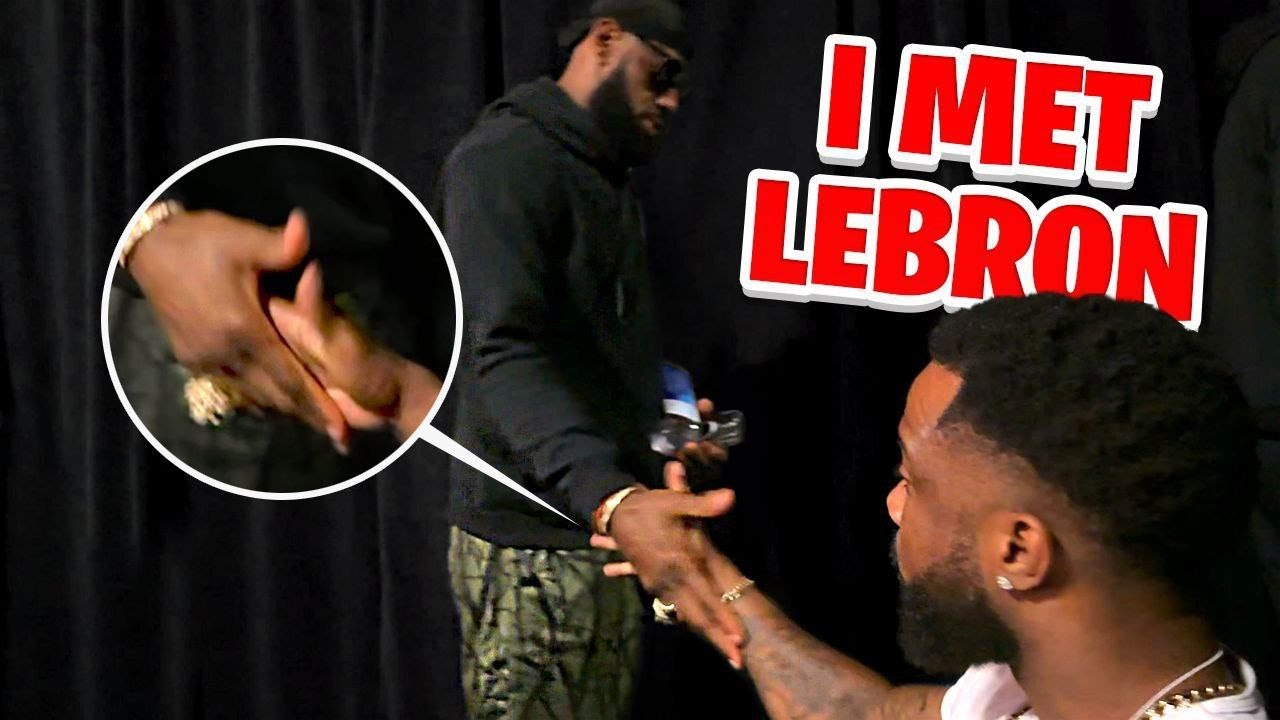 I FINALLY MET LEBRON JAMES YouTube I FINALLY MET LEBRON JAMES YouTube