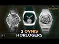 3 MONTRES sorties d'un film de SCIENCE-FICTION (avec un tourbillon)