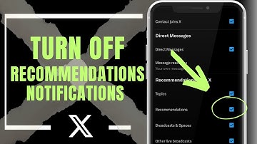 How To Turn Off Recommendations Notifications On X Twitter App