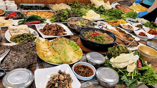 Amazing! The best 8 amazing Korean buffets visited by 3000 people every day - Korean street food