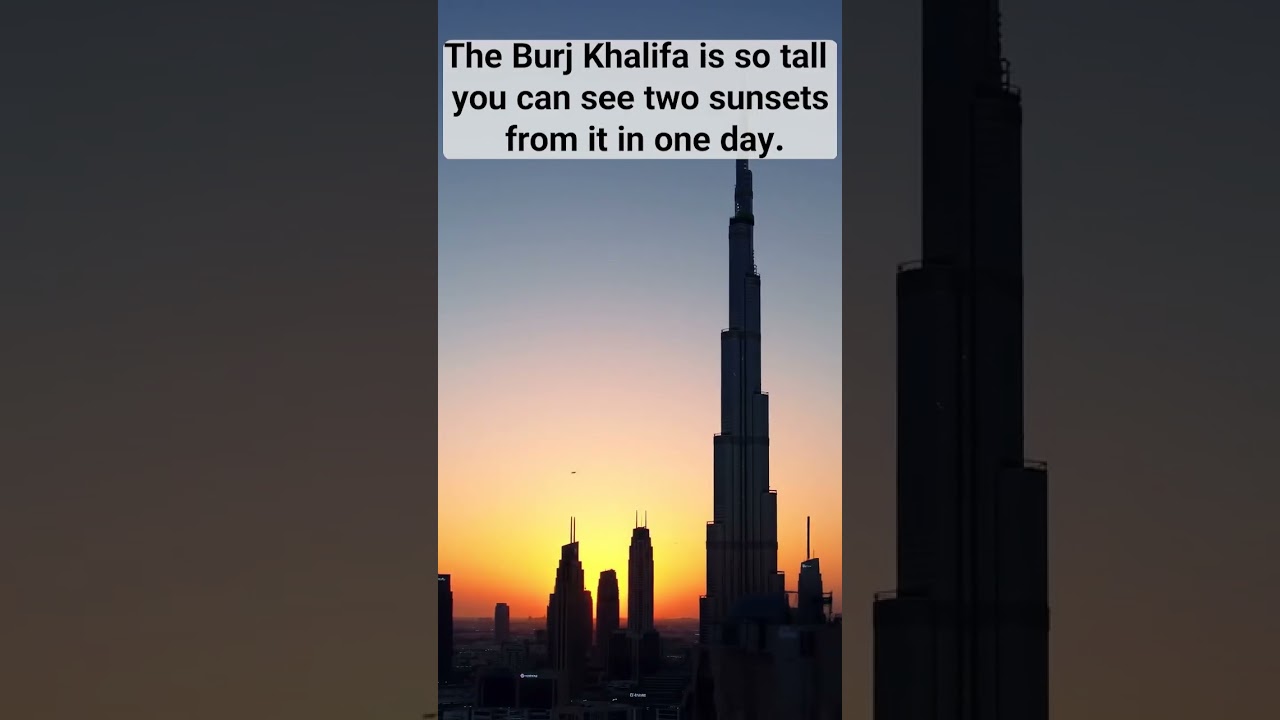 Did You Know You Can Watch Two Sunsets in One Day from the Burj Khalifa?