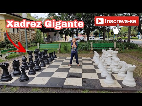 JOGO DE XADREZ GIGANTE EM POÇOS DE CALDAS- MG 