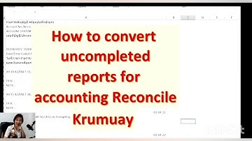 วิธีแปลง pdf เป็น excel แบบไม่มีโปรแกรมแปลง