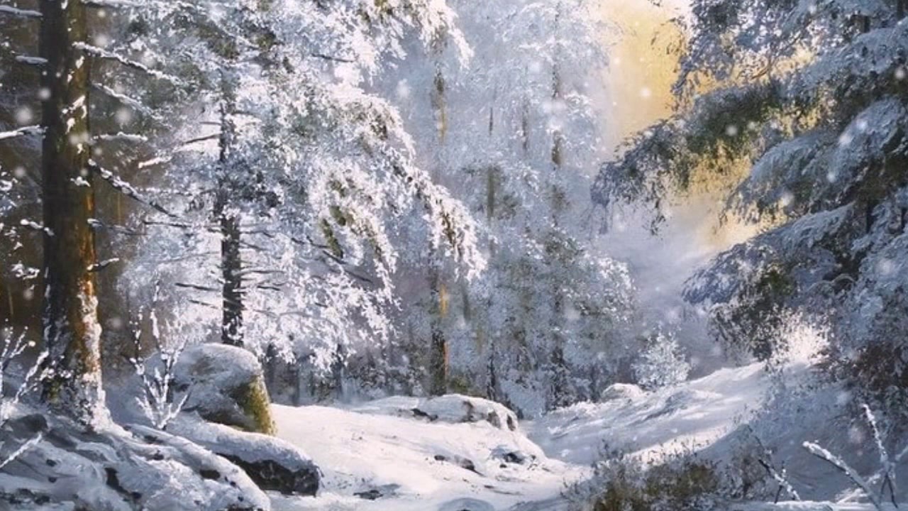 Фото Зимы Маслом
