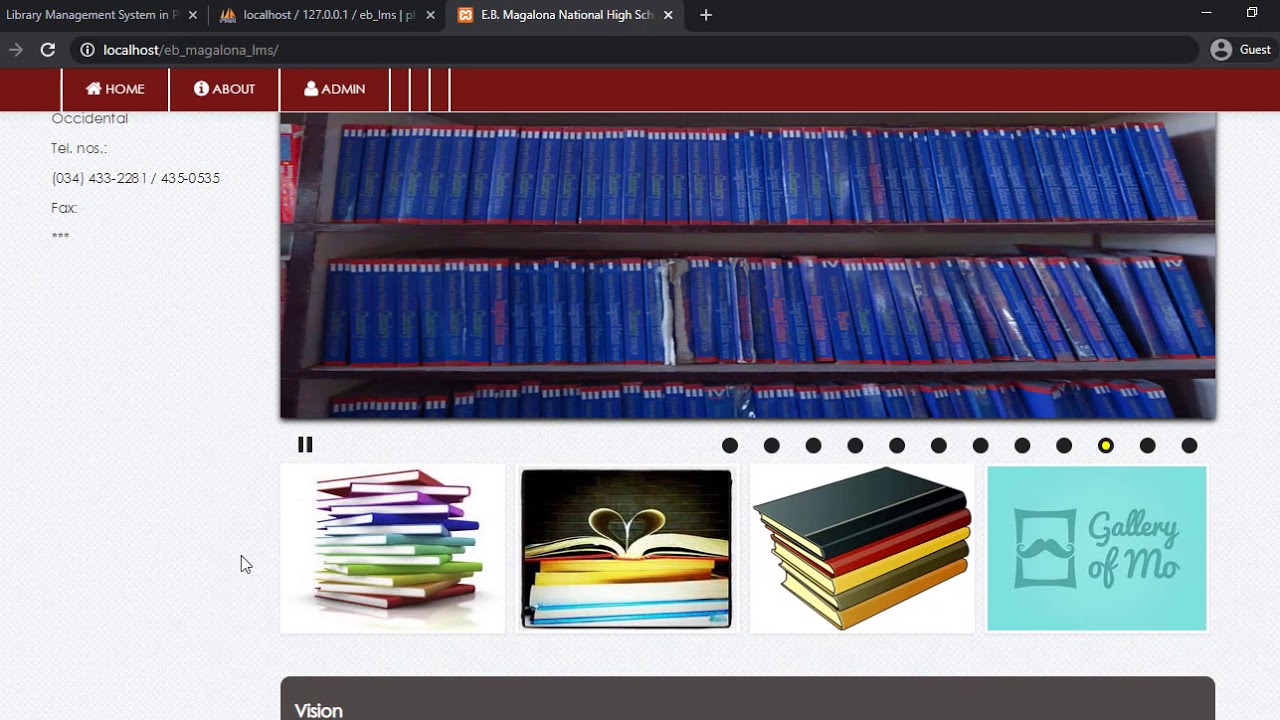 Library Management System in PHP/MySQLi Installation Demo - YouTube