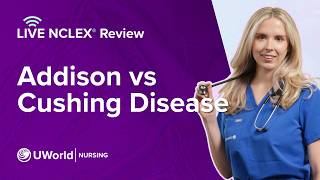 Live NCLEX® Addison vs Cushing Disease