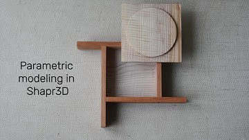 Building a Woodbox with Shapr3D using Parametric modeling