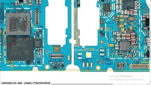 Samsung A60 SM A606 Touche Notwarking Problem Hardware Solution