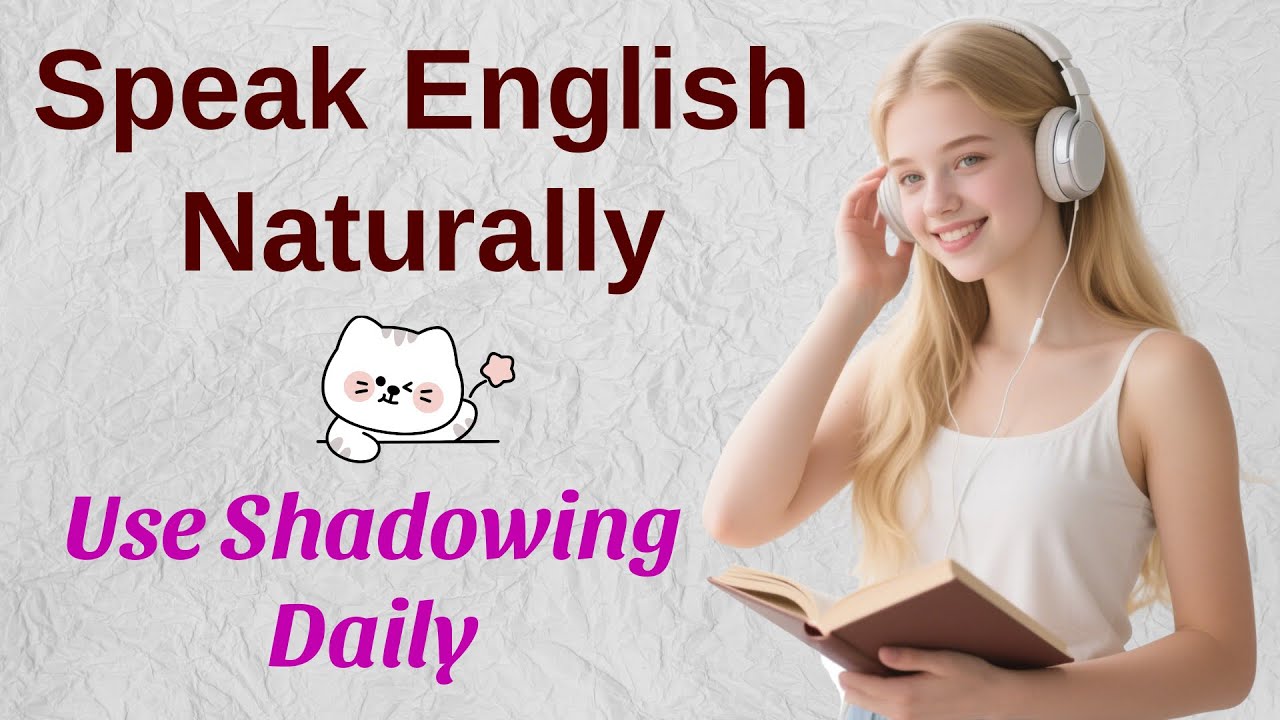 Improve Your English Fluency Fast Speak Naturally with Shadowing ...