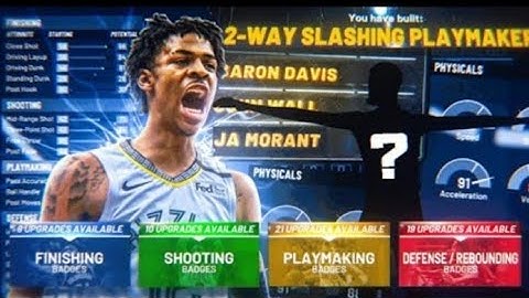Best 2way slashing playmaker Build in 2k21 Best Badges