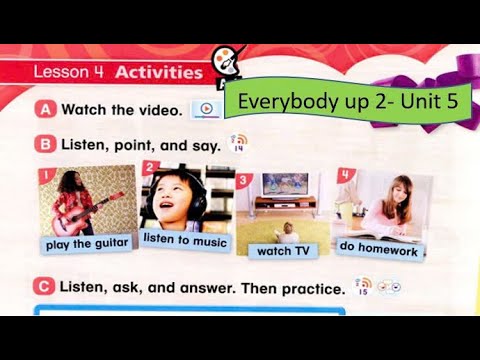 Everybody up 2 Unit 5 Lesson 4 Activities - YouTube