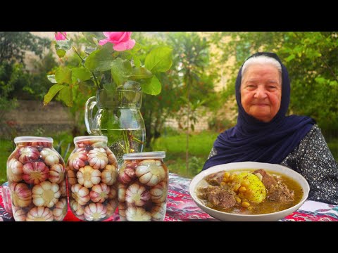 BOZBAŞ bişirdik və Sirkə Sarımsaq hazırladıq-Qədim Azərbaycanın alçalı,zəfəranlı quzu ətindən