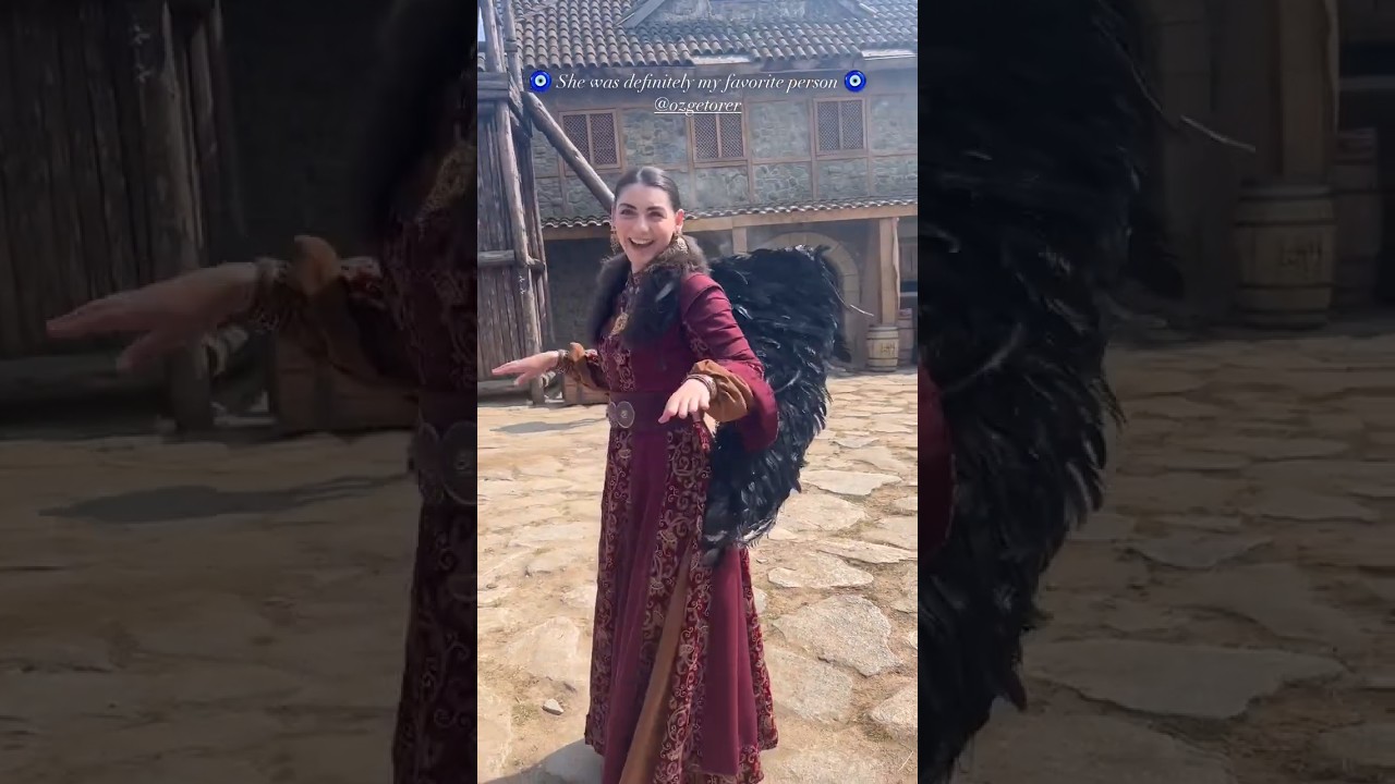 BALA THE BLACK ANGEL 😇 🖤 || KURULUS OSMAN BEHIND THE SCENES 🤌❤️ 