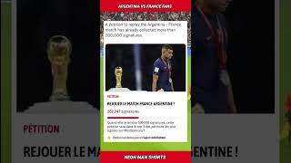 Argentina VS France Fans... | Argentina Vs France World Cup 2022 Rematch Petition | #shorts