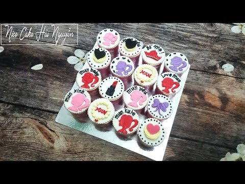 Video Cách Trang Trí Cupcake Chỉ Đơn Giản Với Fondant Và Kem... - youtube