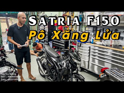 Video Satria F150 Pô Xăng Lửa Chạy Nhẹ Nhàng Tròn Trịa K Đua... - youtube